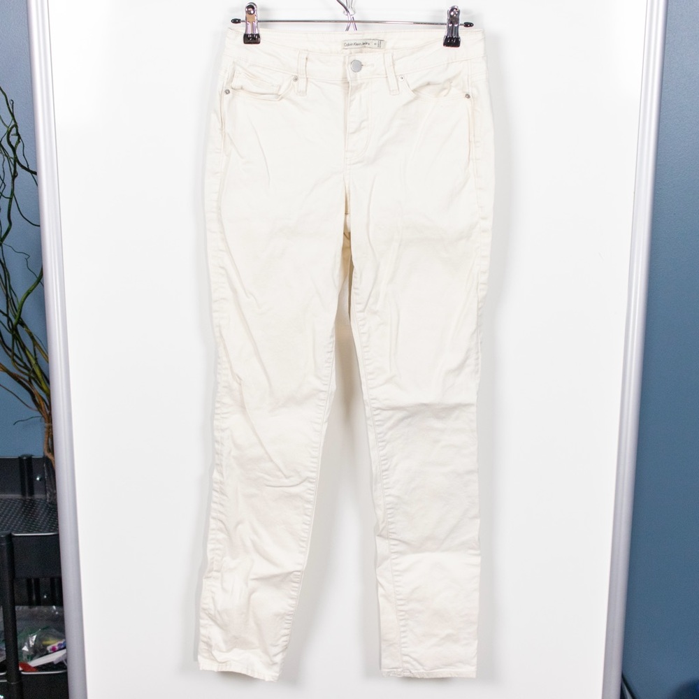 Calvin Klein White Skinny Jeans